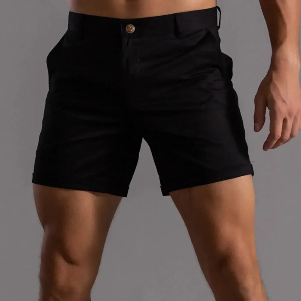 Heren Katoenen Shorts Comfortabel Zomer Chino Shorts