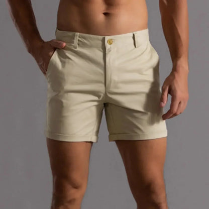 Heren Katoenen Shorts Comfortabel Zomer Chino Shorts