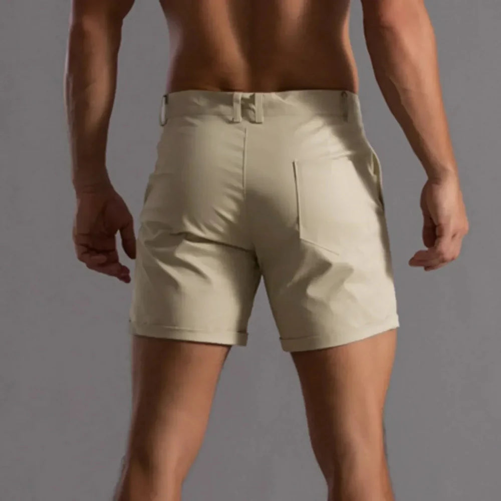Heren Katoenen Shorts Comfortabel Zomer Chino Shorts