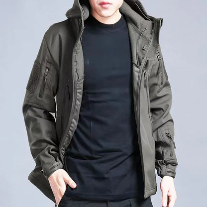 Heren Softshell Jas Waterdicht en Ademend voor Outdoor