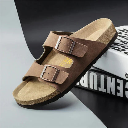 Heren Sandalen Leer Comfortabel Zomer Stijl