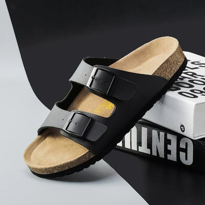 Heren Leren Sandalen Zomer Comfortabele Stijl
