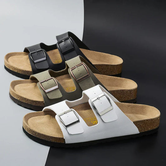 Heren Leren Sandalen Zomer Comfortabele Stijl - Velinix
