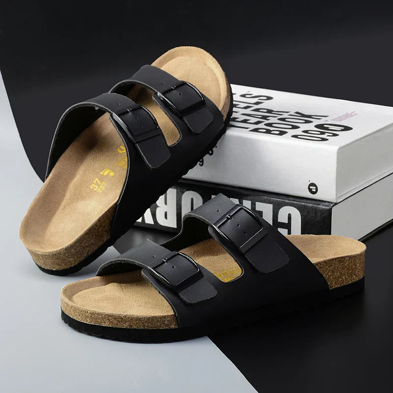 Heren Leren Sandalen Zomer Comfortabele Stijl