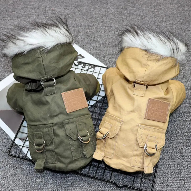 Warme Hondenjas met Capuchon voor Winterse Dagen - Velinix