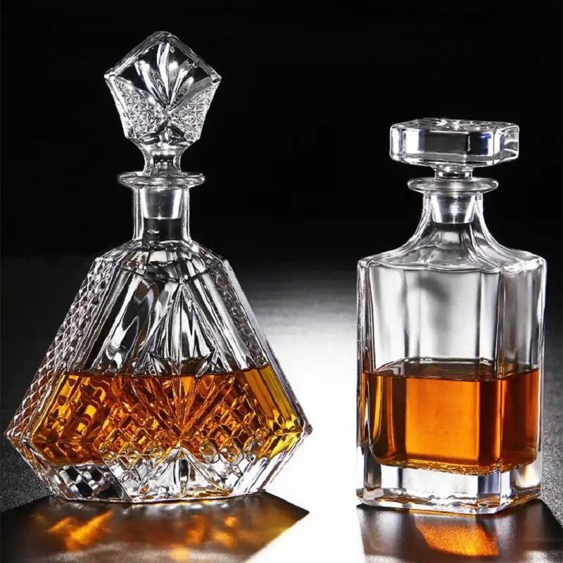 Kristallen Whiskey Decanter Luxe Karaf voor Whisky en Wijn - Velinix