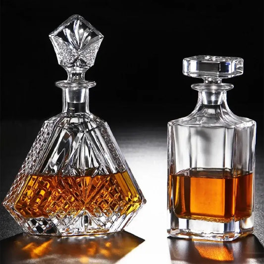 Kristallen Whiskey Decanter Luxe Karaf voor Whisky en Wijn - Velinix