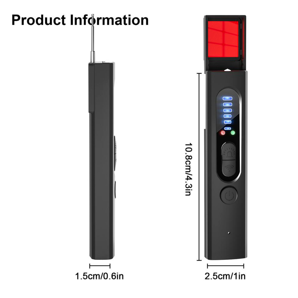 PrivacyGuard™ – Compacte Detector voor Verborgen Camera's en GPS Veiligheid-3