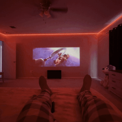 Compacte Mini Projector voor Groot Scherm tot 120 inch met HDMI en USB