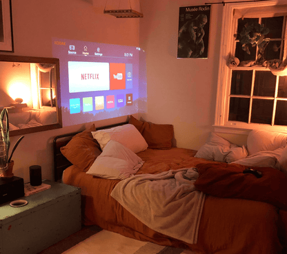 Compacte Mini Projector voor Groot Scherm tot 120 inch met HDMI en USB