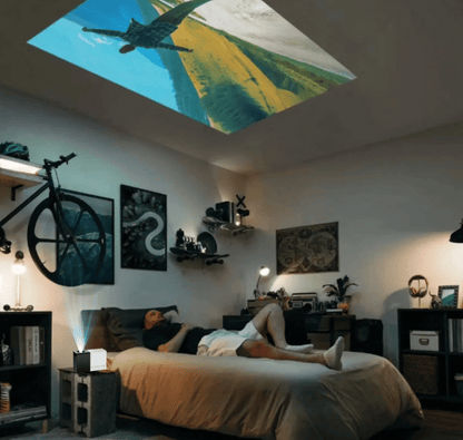 Compacte Mini Projector voor Groot Scherm tot 120 inch met HDMI en USB