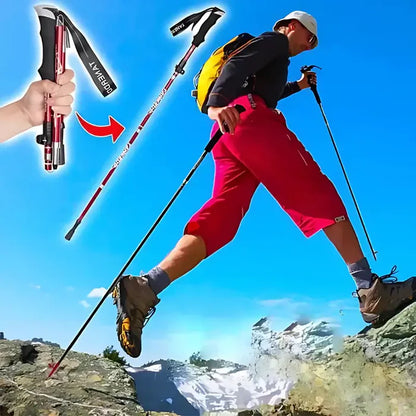 HikePro™ – Premium Opvouwbare Wandelstok voor Avonturiers