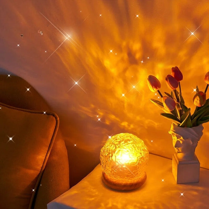 LED Watergolf Lamp met Kalmerend Effect - Velinix