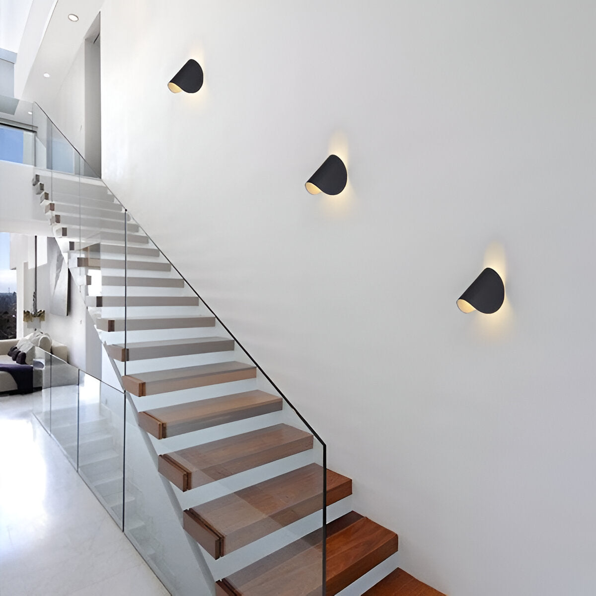 Draaibare Wandlamp Metalen Modern Gebogen Design