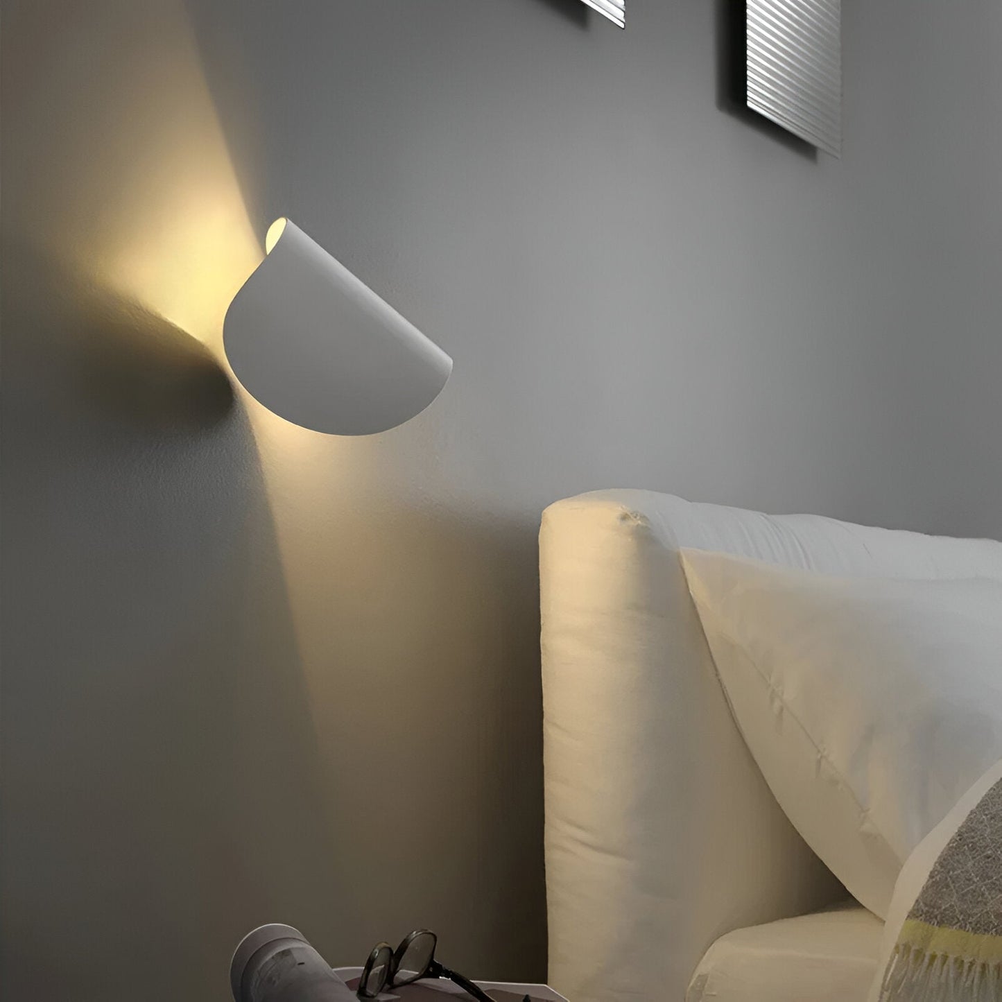 Draaibare Wandlamp Metalen Modern Gebogen Design