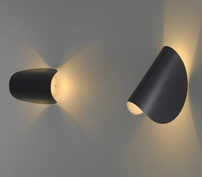 Draaibare Wandlamp Metalen Modern Gebogen Design