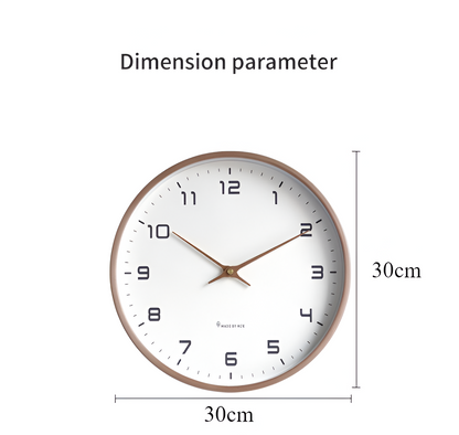 Houten Wandklok Eenvoudig Design voor Woonkamer en Keuken