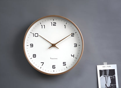 Houten Wandklok Eenvoudig Design voor Woonkamer en Keuken