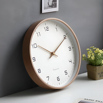 Houten Wandklok Eenvoudig Design voor Woonkamer en Keuken