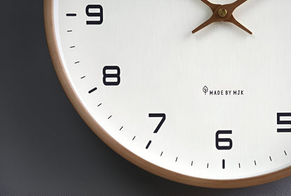Houten Wandklok Eenvoudig Design voor Woonkamer en Keuken