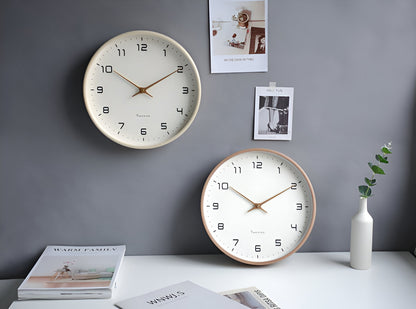 Houten Wandklok Eenvoudig Design voor Woonkamer en Keuken