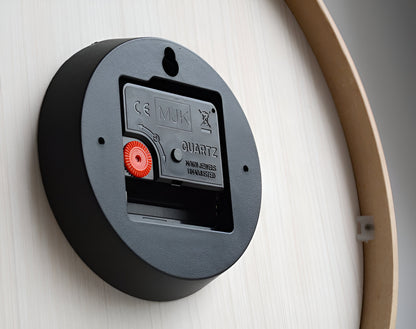 Houten Wandklok Eenvoudig Design voor Woonkamer en Keuken