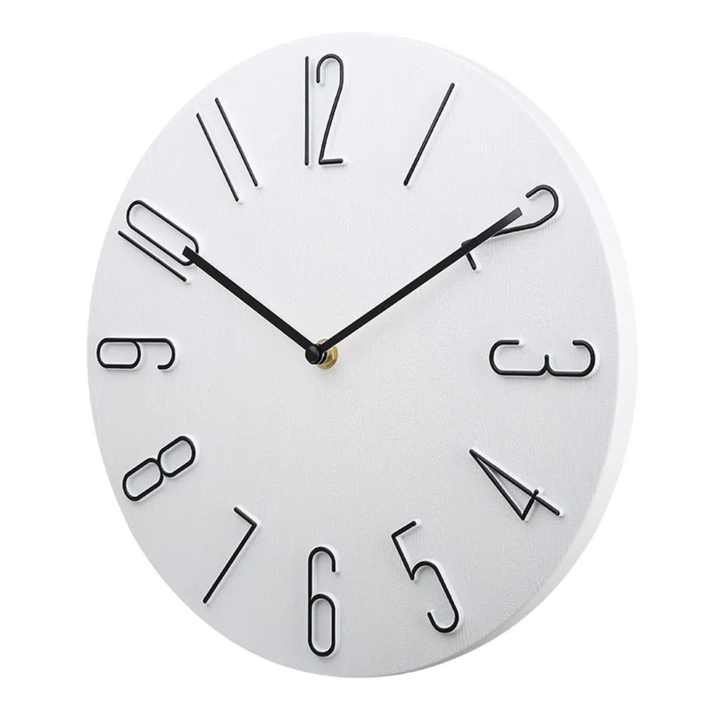 Moderne Wandklok Stil Quartz-Uurwerk Minimalistisch Design