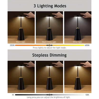 Draadloze Tafellamp LED Dimbaar Moderne Design