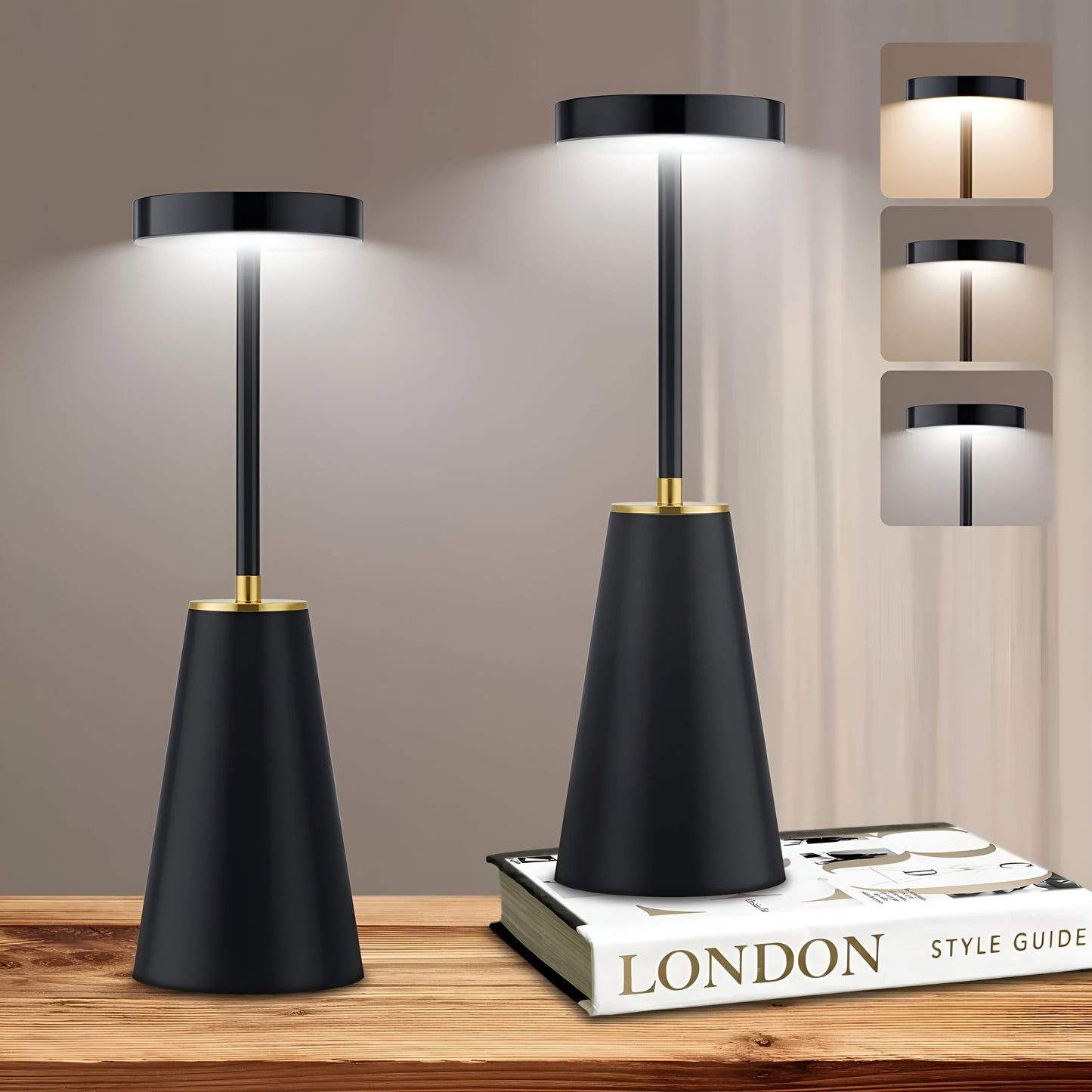 Draadloze Tafellamp LED Dimbaar Moderne Design - Velinix