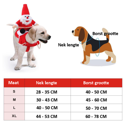 Kerstoutfit Honden - Knus en Verstelbaar Kerstpakje