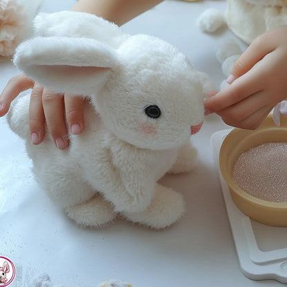HoppiLoom | Interaktives Plüschspielzeug mit Realistischen Hasenbewegungen | Niedlicher Begleiter für Kinder 4
