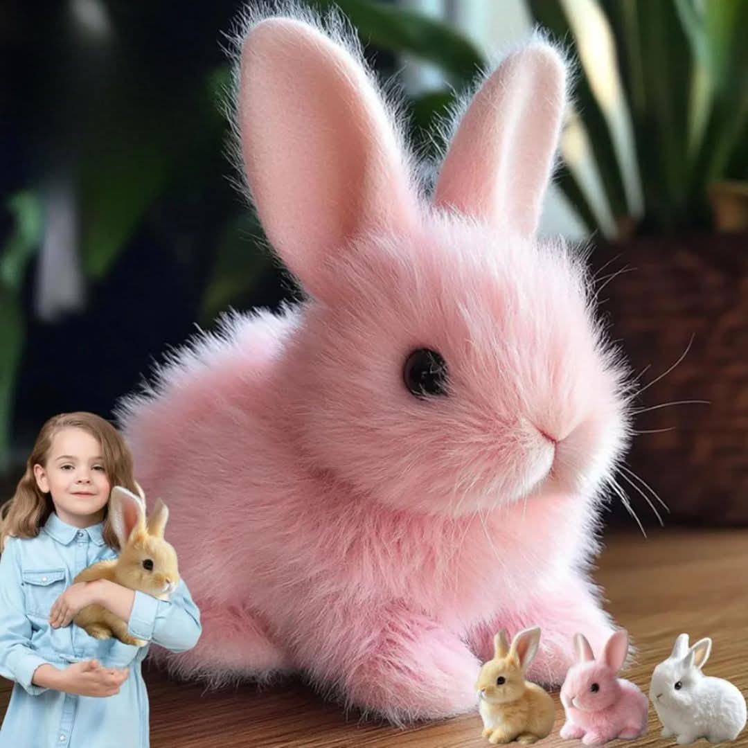 HoppiLoom | Interaktives Plüschspielzeug mit Realistischen Hasenbewegungen | Niedlicher Begleiter für Kinder 6