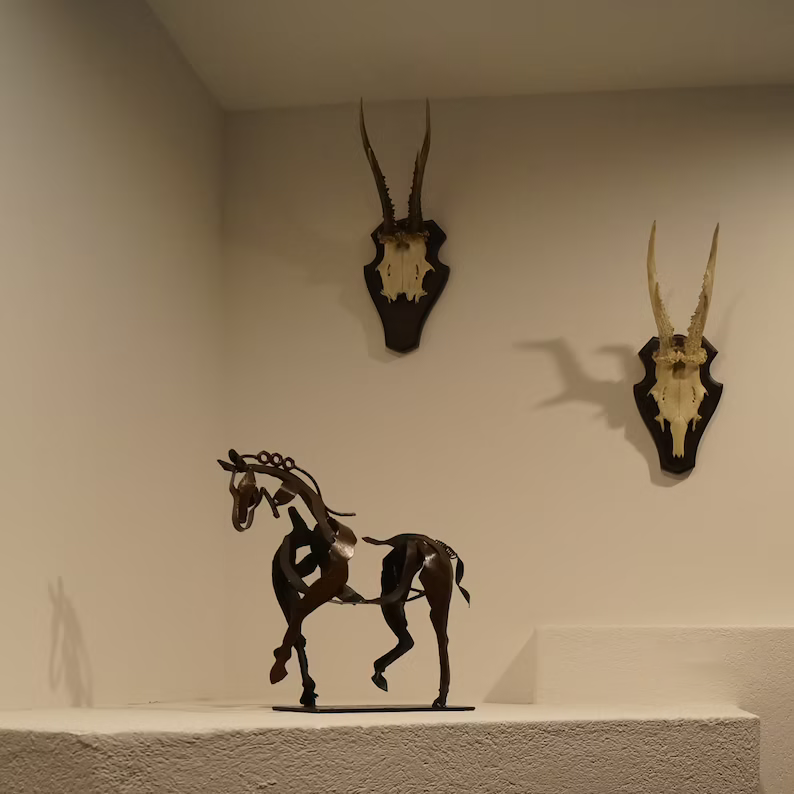 Paarden Beeldje Handgemaakt Uniek Keramiek