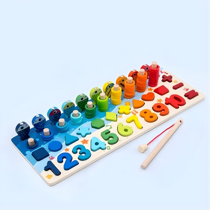 Houten Telraam Montessori Leerbord voor Kinderen
