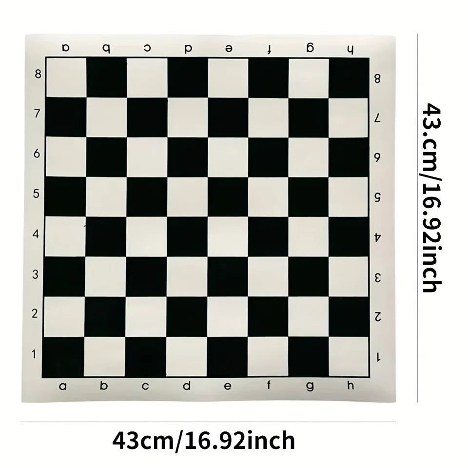 Houten Schaakstukken Set 32-Delig Massief Hout Klassiek Design