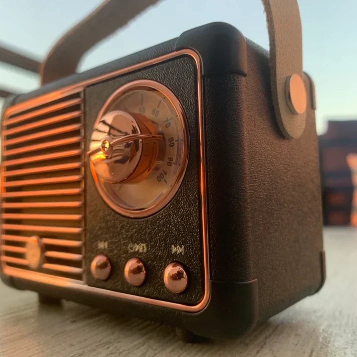 Bluetooth Speaker Retro Design Draadloos 2.0 Kanaals