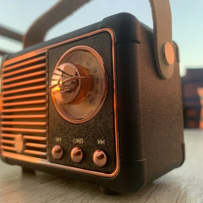 Bluetooth Speaker Retro Design Draadloos 2.0 Kanaals