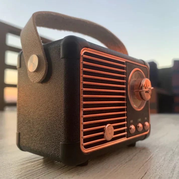 Bluetooth Speaker Retro Design Draadloos 2.0 Kanaals