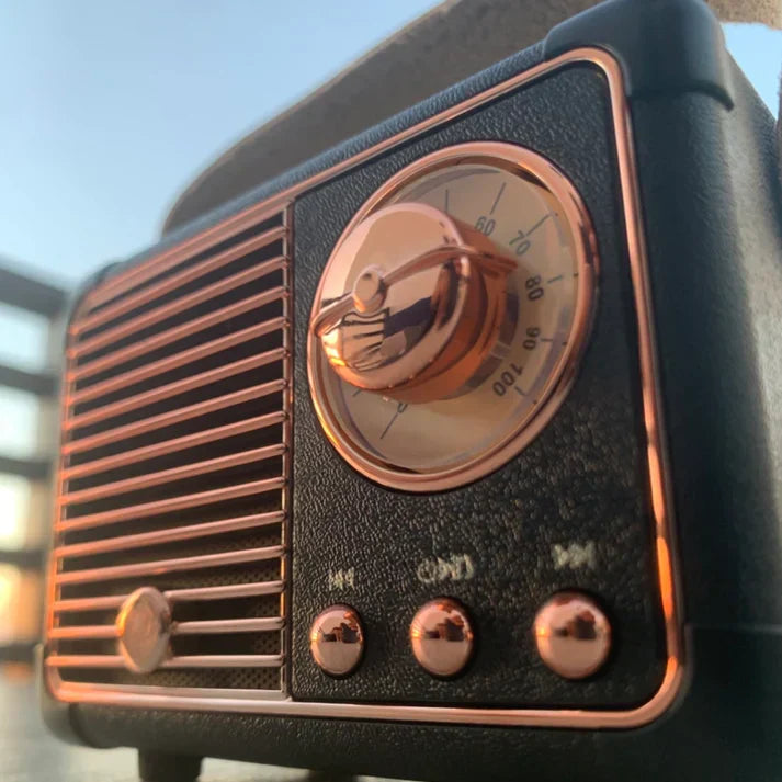 Bluetooth Speaker Retro Design Draadloos 2.0 Kanaals