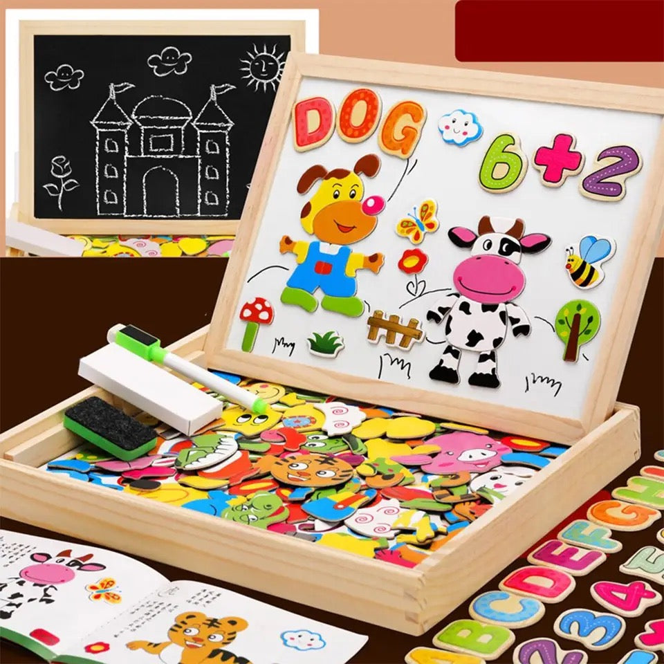 Kleurend Tekenbord 2-in-1 voor Kinderen Montessori