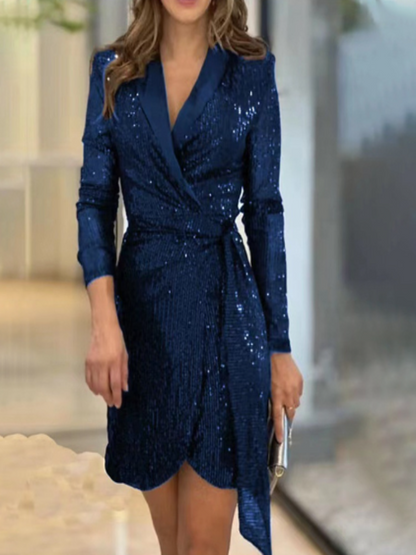 Glitterjurk Elegante Kleding met Sparkles voor Feesten