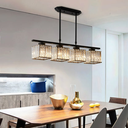 Moderne Hanglamp Art Deco Stijl Glazen Kroonluchter