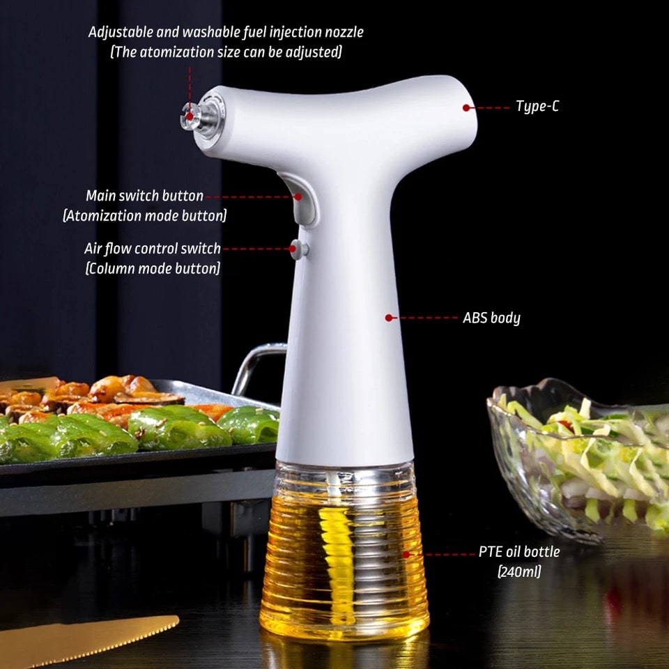 2-in-1 Oliedispenser voor Koken Luxe Design