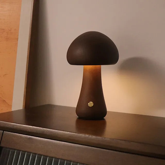 Draadloze Paddenstoel Lamp Warme Gloed Modern Design - Velinix