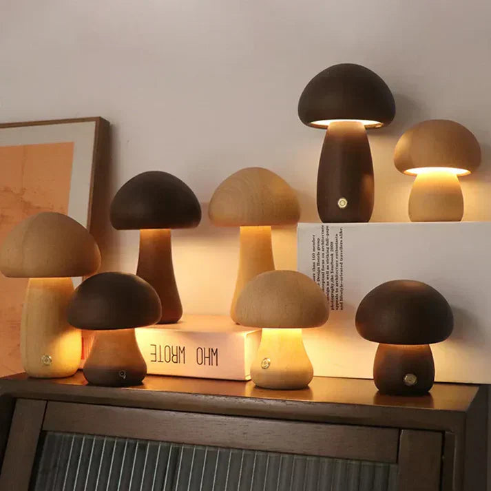 Draadloze Paddenstoel Lamp Warme Gloed Modern Design