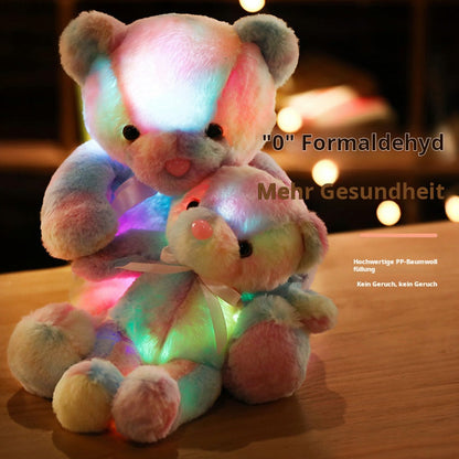 LED Teddybeer Pluche Speelgoed Kleurrijk Licht