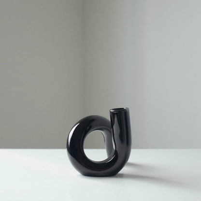 Glazen Vase Kandelaar Hydroponic Uniek Loop Design
