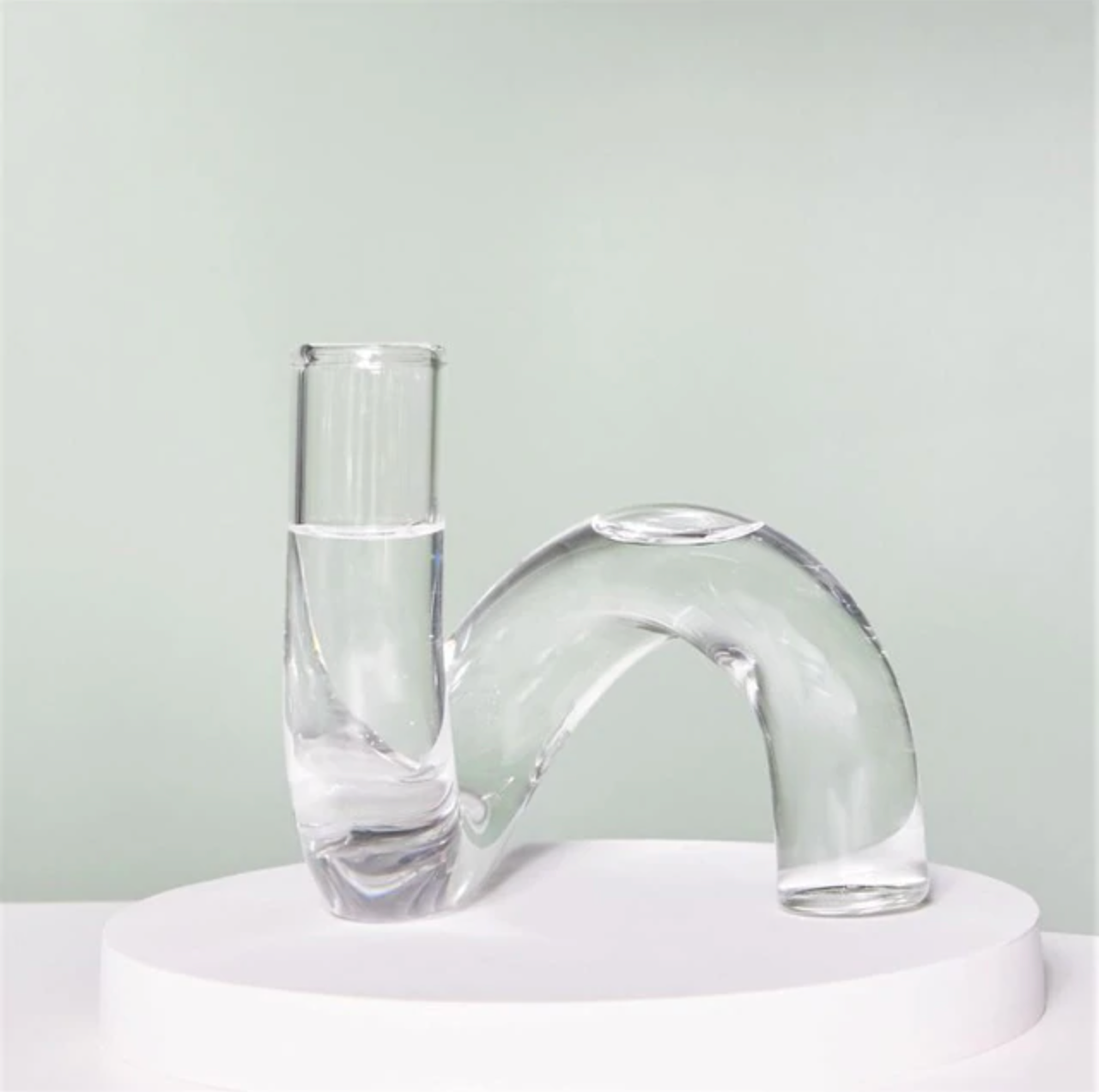 Glazen Vase Kandelaar Hydroponic Uniek Loop Design
