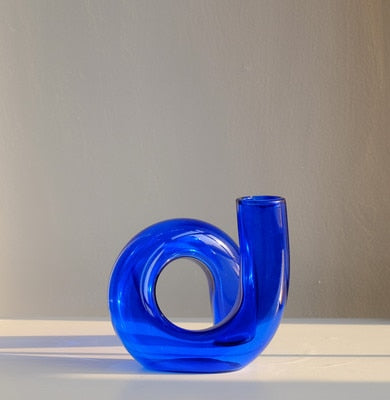 Glazen Vase Kandelaar Hydroponic Uniek Loop Design