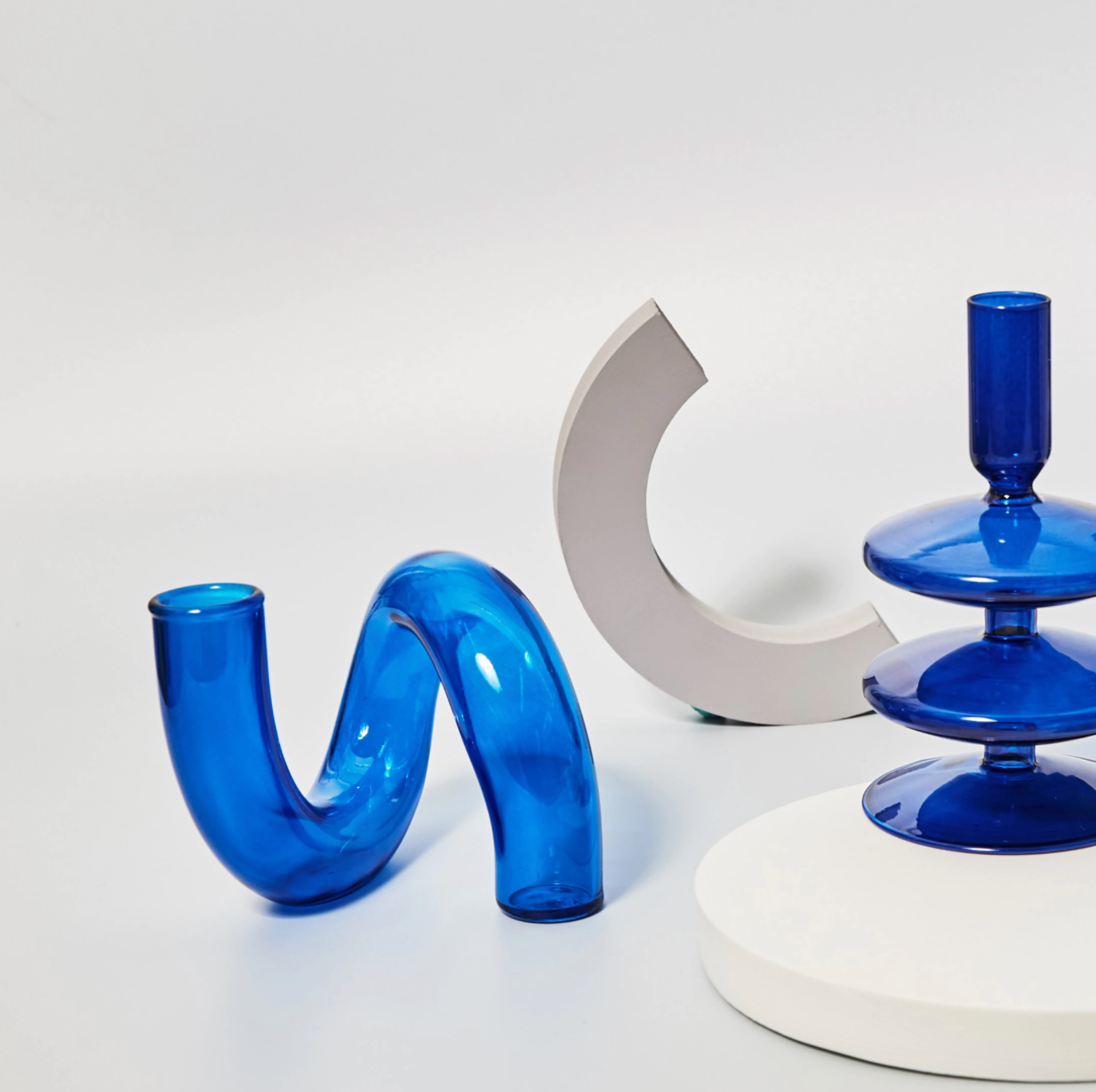 Glazen Vase Kandelaar Hydroponic Uniek Loop Design